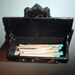 Cast iron matchbox wall hanging key box collectible