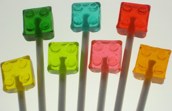 Small Building Bricks 10 Lollipops Il_570xn