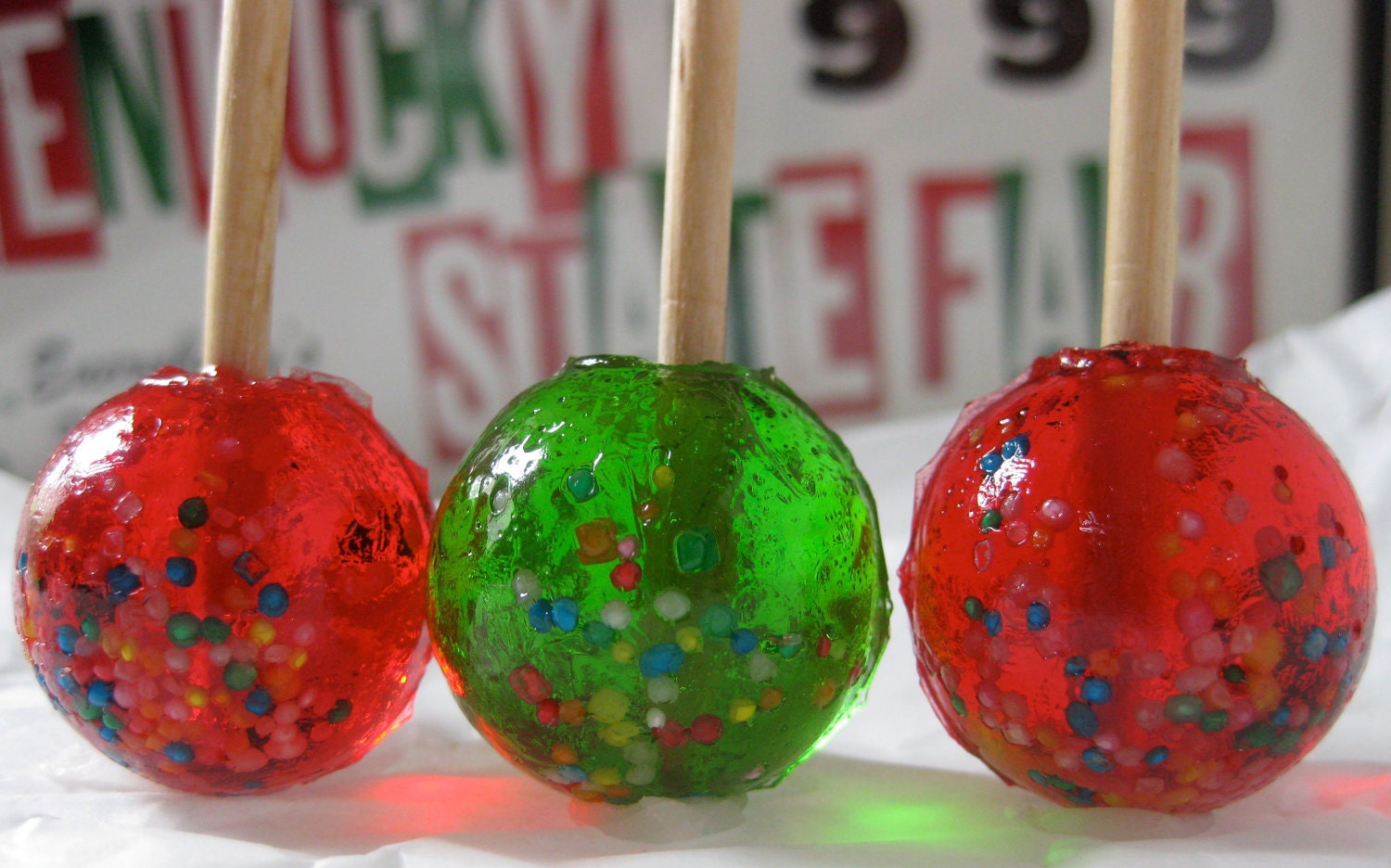 Candy Apple Lollipops 1/2 dozen Il_570xn