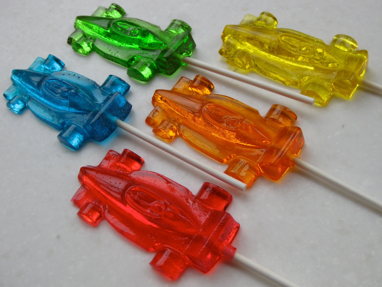 Racing Car Lollipops 1/2 dozen Il_570xn