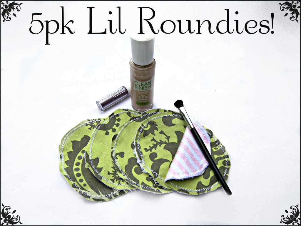 5pk Lil Roundies Cloths in Amy Butler Designer Fabric