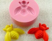 Bee Mold Mould Flexible Silicone  Mold Scrapbooking Fondant Resin Polymer Clay DIY (120)