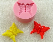 Butterfly Flexible Mini Mold/Mould (21mm) for Crafts, Jewelry, Scrapbooking (wax, soap, resin, paper,  pmc, polymer clay) (115)