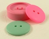 Big Large Button Flexible Silicone Mold/Mould (35mm) for Crafts, Jewelry, Scrapbooking, Sewing (resin, paper,  pmc, polymer clay) (234)