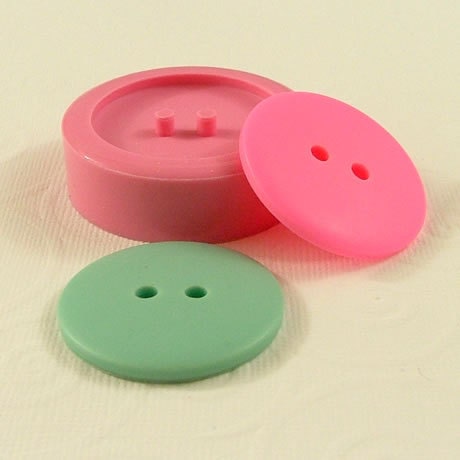 Big Large Button Flexible Silicone Mold/Mould (35mm) for Crafts, Jewelry, Scrapbooking, Sewing (resin, paper,  pmc, polymer clay) (234)