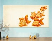 Goldfish, 30x15, Ready to Hang on the Wall