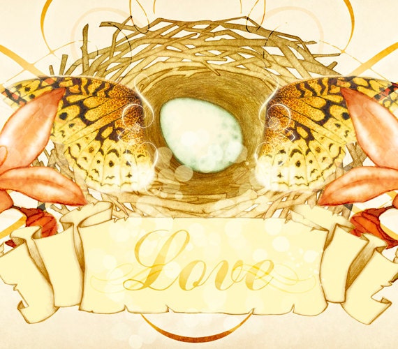 Love, 30x15, Ready to Hang on the Wall