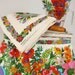 50s Oven MItt, Tea Towel, Apron Set from Italy