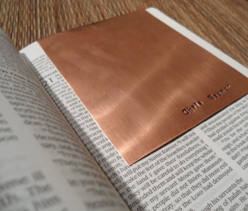 Extra Large Personalized Bookmark - 150 Character Max