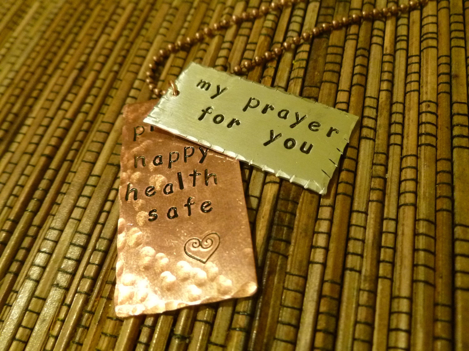 My Prayer For You - Hand Stamped Necklace