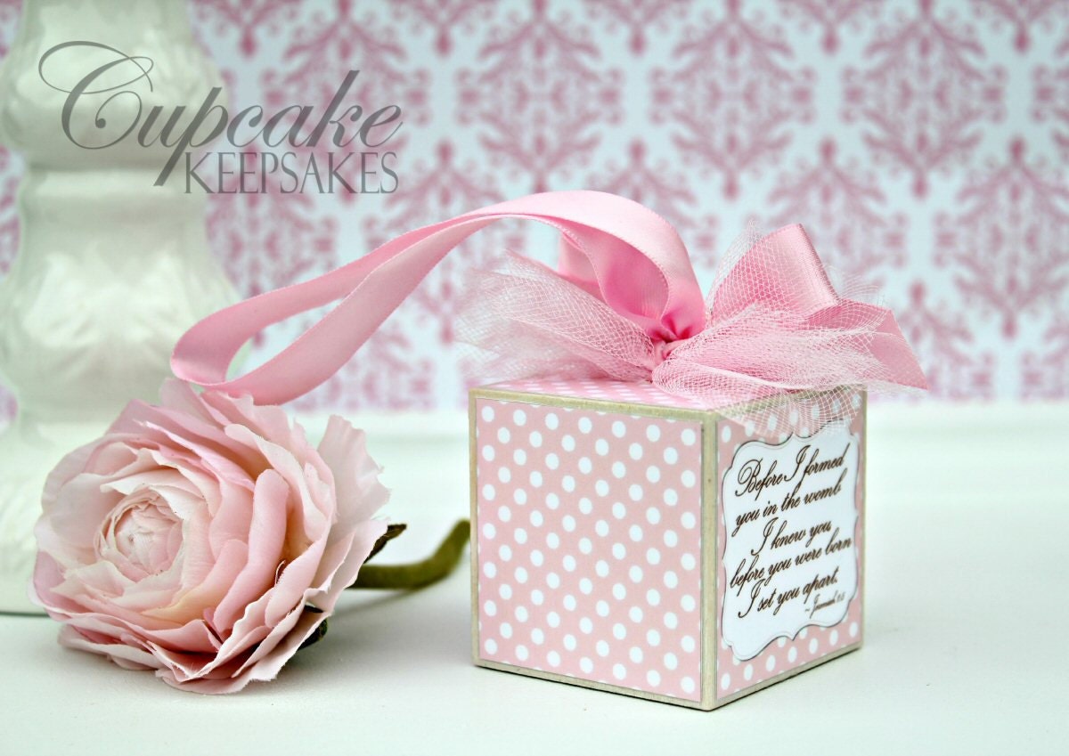 Personalized Pink Baby Photo Block Nursery Decor Keepsake