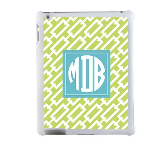 Personalized/ Monogrammed ipad 2 Case- Create your Own- Hard Shell