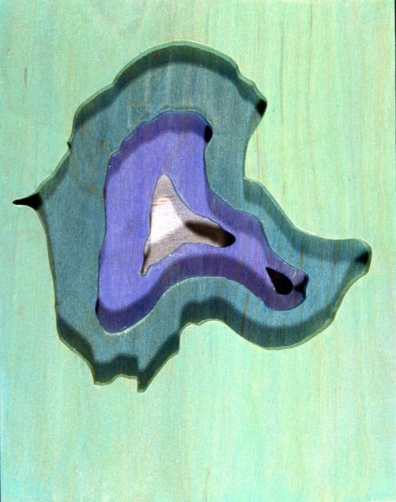 Sierra Grande, New Mexico, Acrylic on Birch Plywood