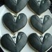 Wedding Cookies - Bride and Groom Heart cookies - 1 dozen