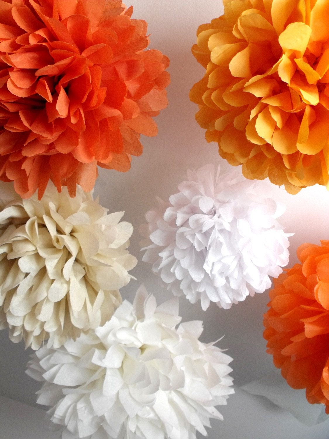 20 piece tissue paper pom pom kit ... 20 Poms ... Pick Your Colors - DIY Budget Party Decor Il_570xn