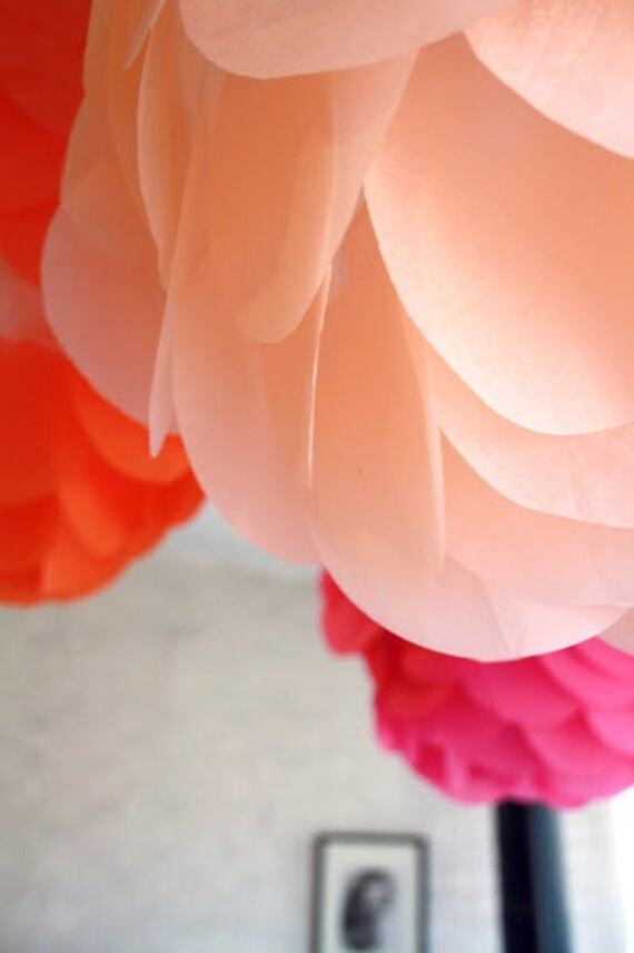 the pom lantern ... pick your color. small. Il_570xn