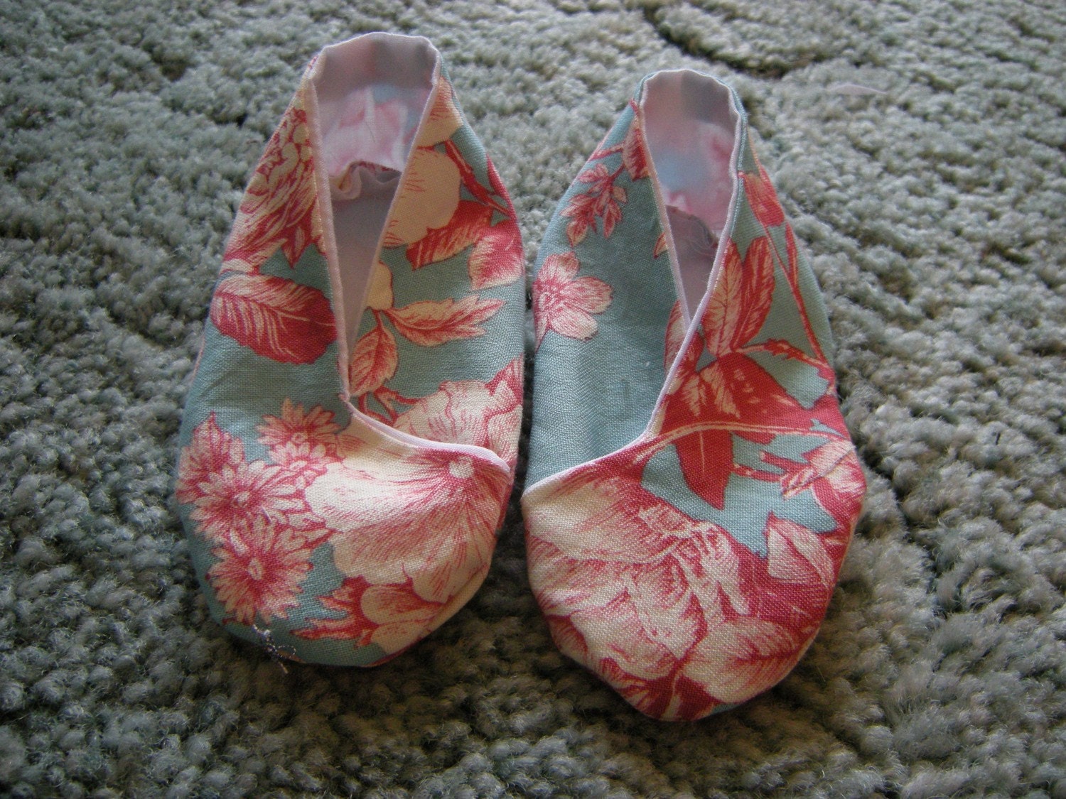 Floral Baby Shoes