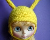Bright Lemon Alien Helmet for Blythe
