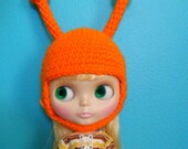 Tangerine Alien Helmet for Blythe