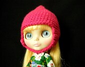 Magenta Gnome Helmet for Blythe- READY TO SHIP