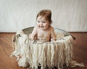 CROCHET PATTERN-Fringe blanket pattern PDF