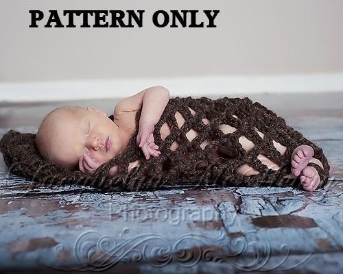 CROCHET PATTERN- Rope cocoon