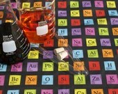 Periodic Elements (Dark) Chemistry Science Kona Cotton Fat Quarter