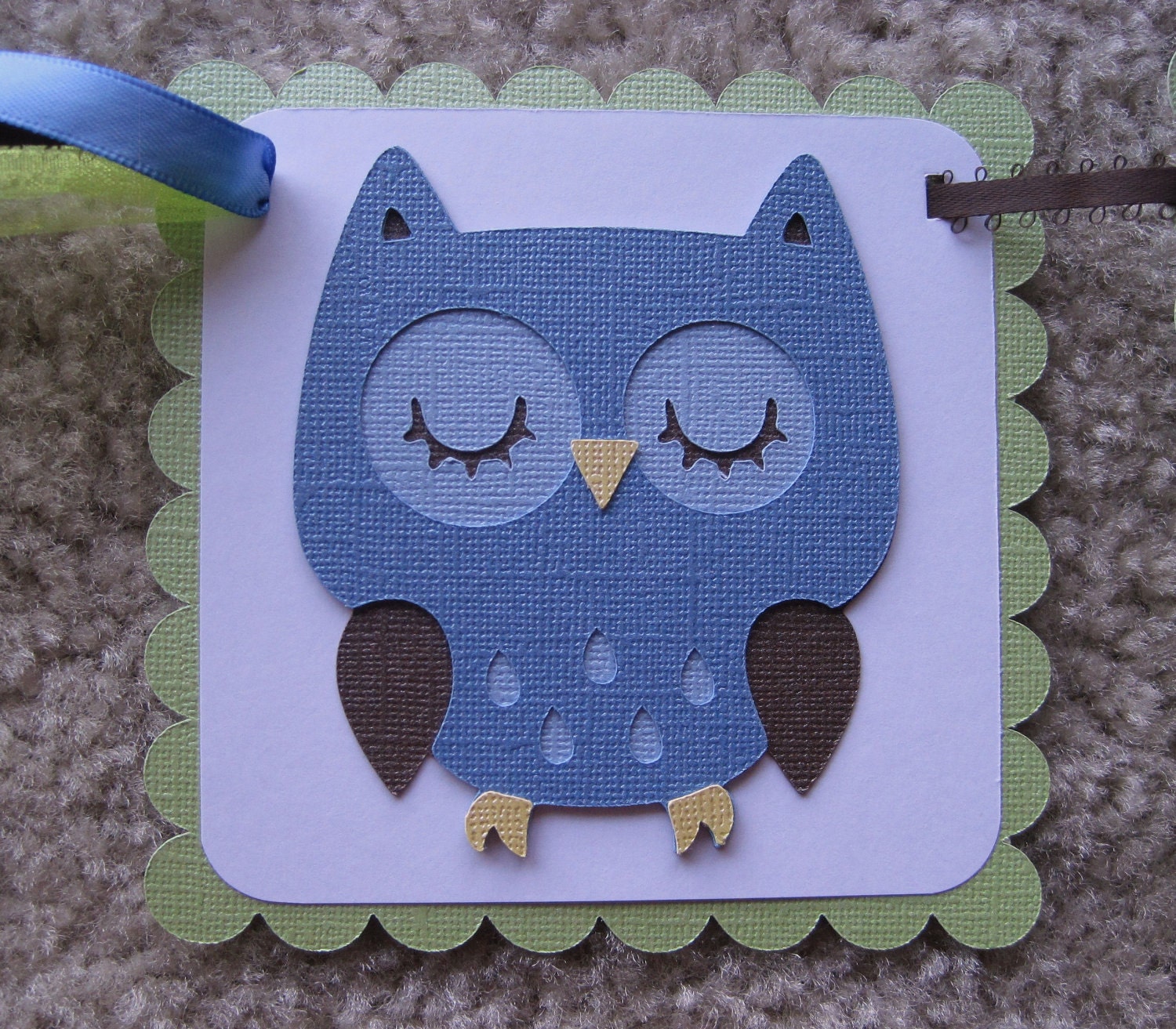WOODLAND OWL "it's a boy" Baby Shower Banner Made to Order