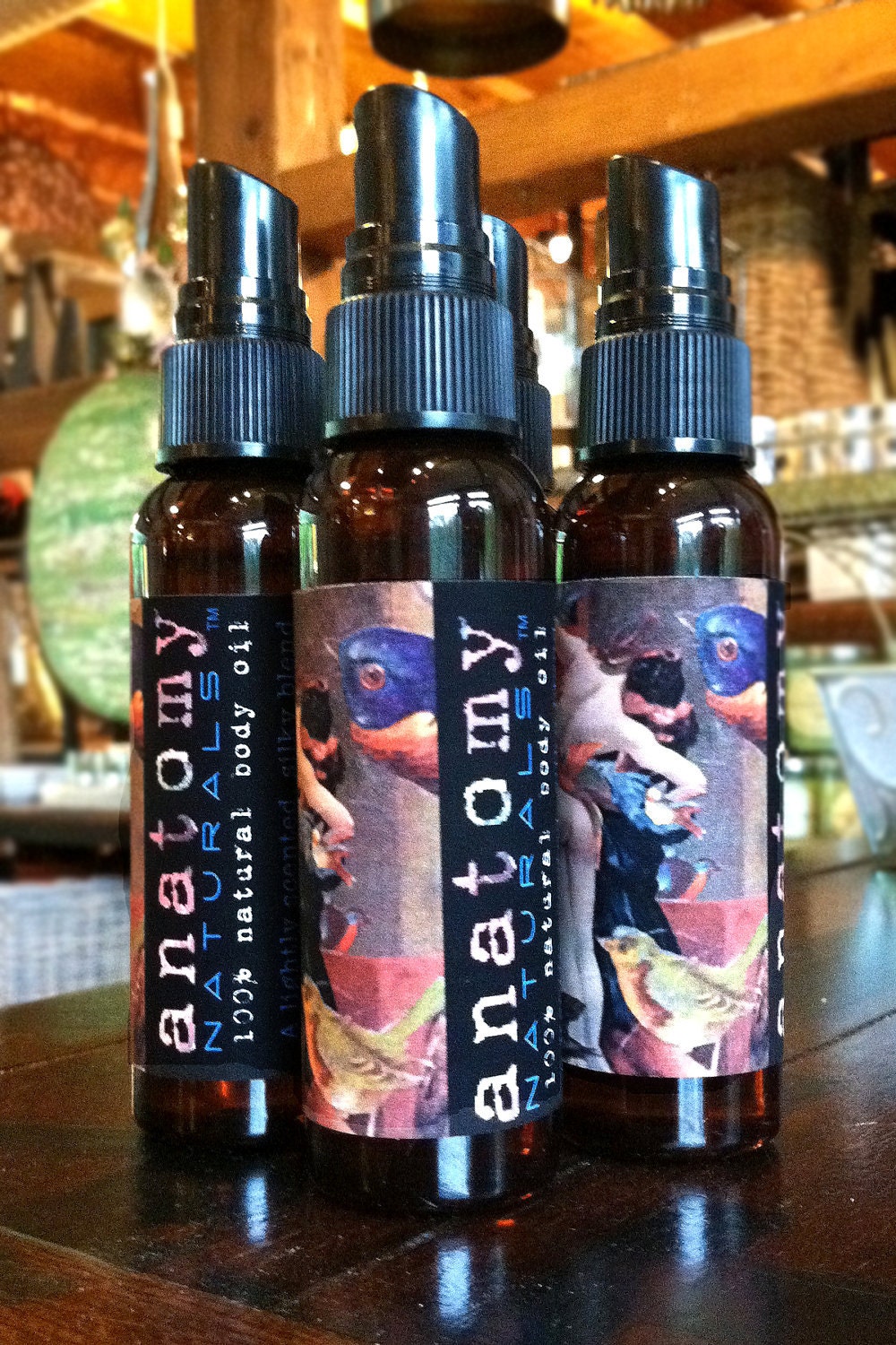 Natural moisturizer, gluten free skin care, body oil, dry hand treatment, travel size