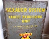 Vintage Industrial Sexauer System File Cubbies Organizer