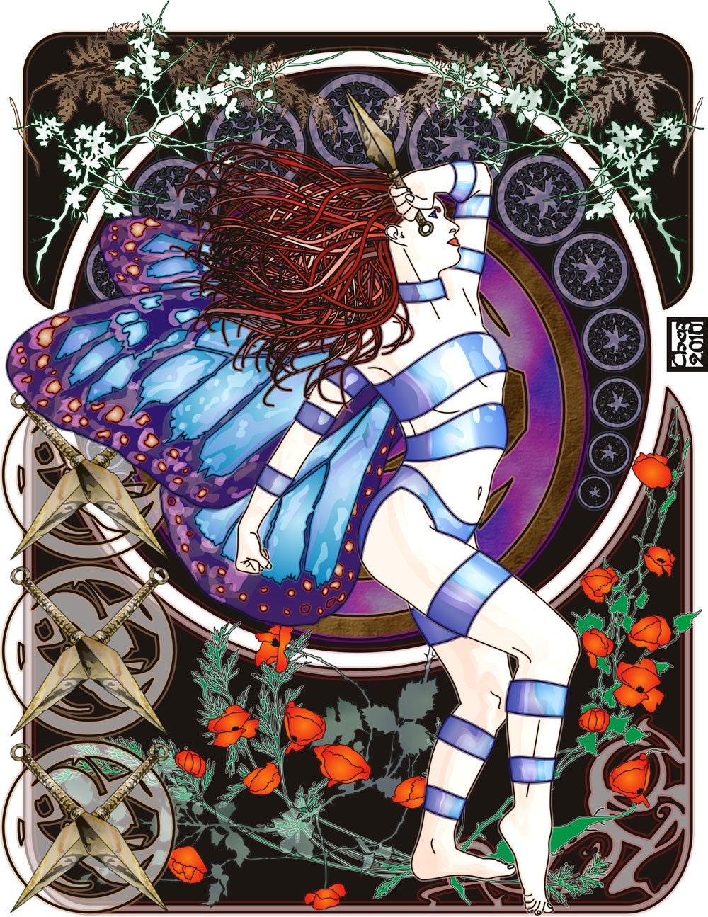 Battle Faerie - Sera - 18 x 24