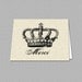Crown Thank You Card, Vintage Crown Note Card Set, Royal Note Card