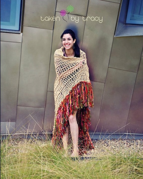 Native American Southwest Blanket Afghan Throw Can Wrap Around Shoulders Like Tribal Desert Poncho