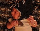 Custom made to order  Crochet Newborn- 6 months Mohawk hat