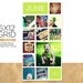 6x12 Instagram Grid / Layered PSD Template