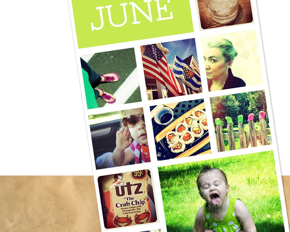 6x12 Instagram Grid / Layered PSD Template