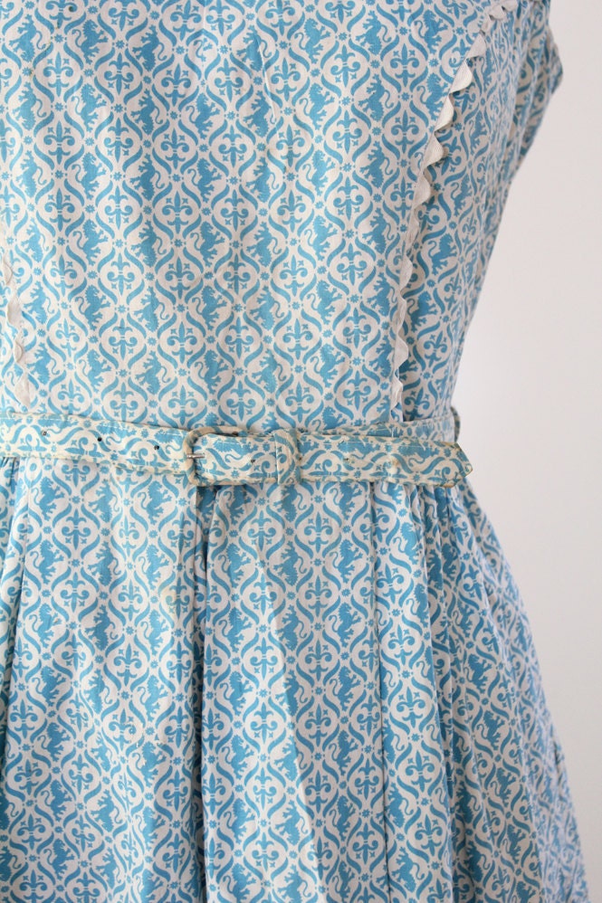 1950s dress // Vintage Garden Party Dress