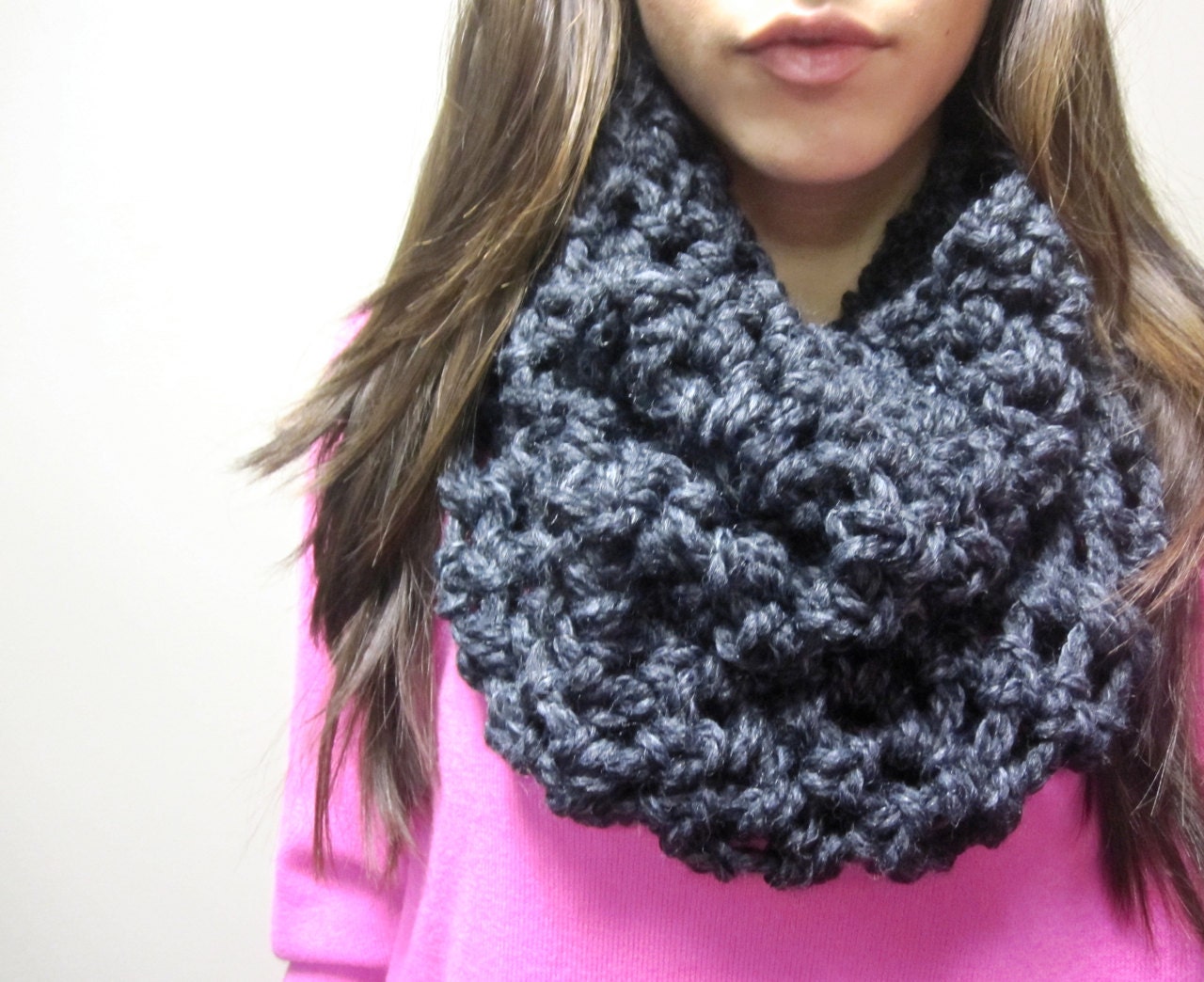 Chunky Charcoal Neckwarmer
