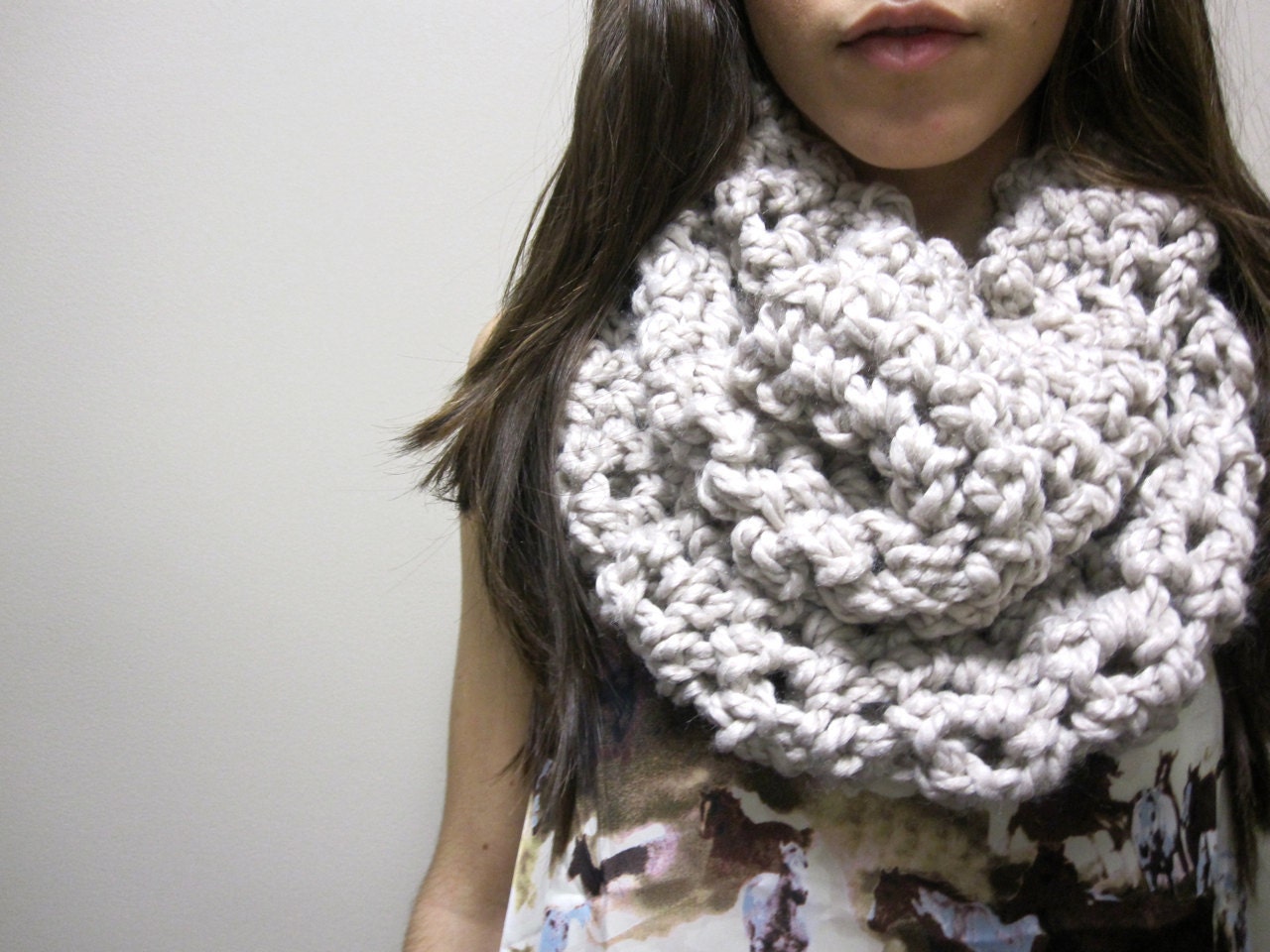Chunky Linen Neckwarmer