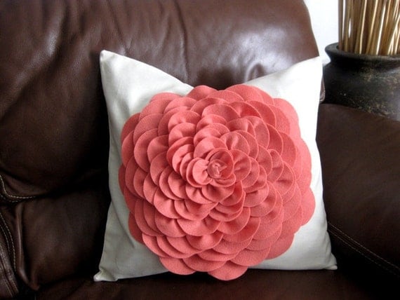 Coral Isle pillow cover 18x18