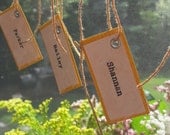 Unique, Custom Wedding Tags - Place Card/Favor - Rustic, Vintage-Inspired, Natural, Boho, Woodland