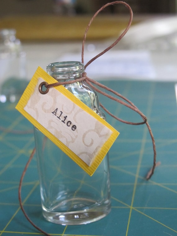 Unique Wedding Place Card Favor -The Alice