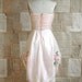 vintage 50s pink silk organza dress
