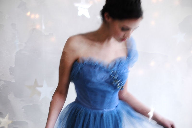 vintage 50s tulle garden gown s