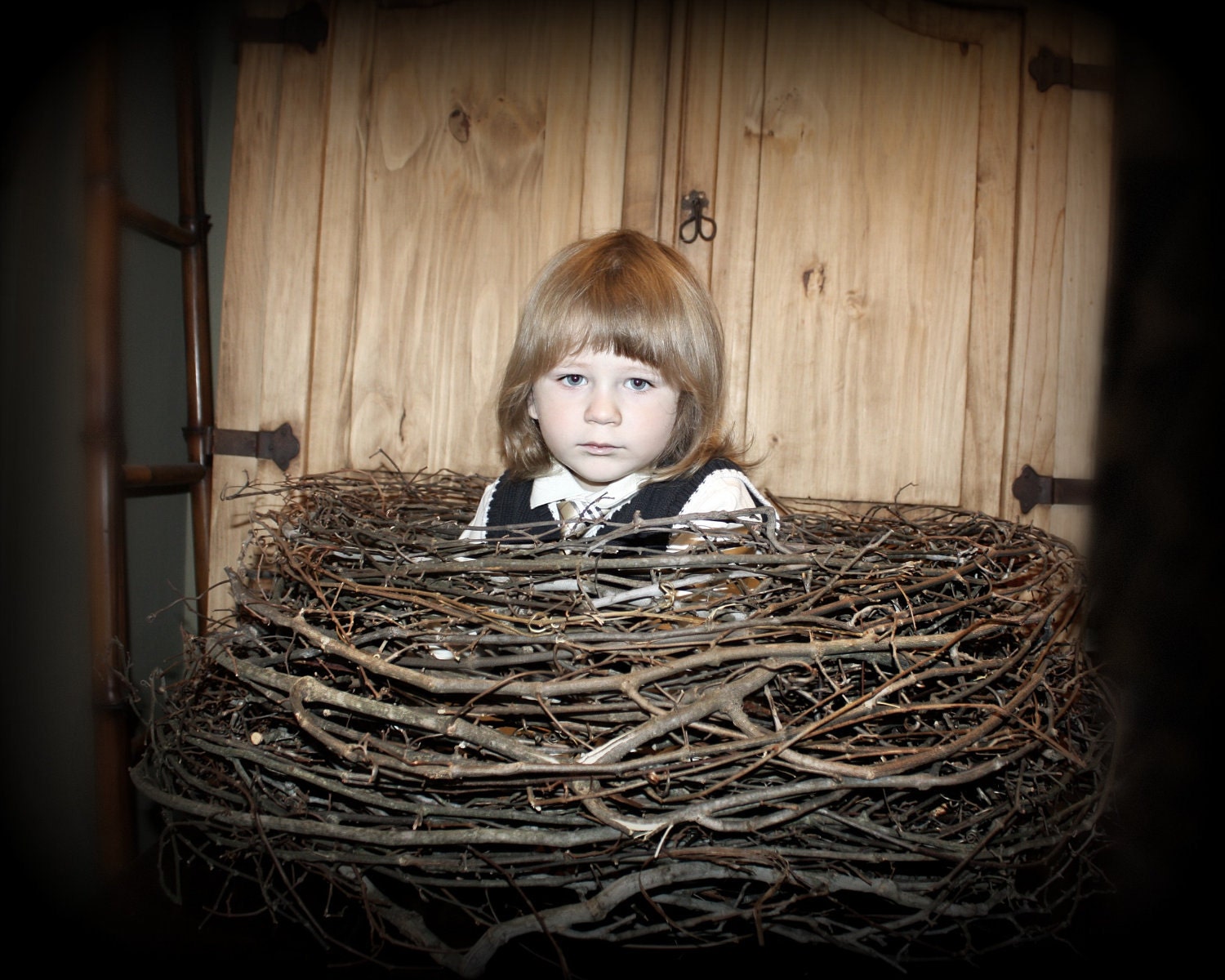 LOCAL Pickup Only-Jumbo Sized Bird Nest Photo Prop For Curb Side Pick Up