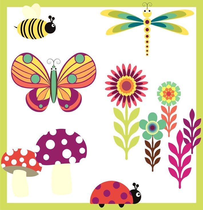 Clipart Of Garden