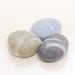 Felted Stones - ice blue grey gray rocks nature eco friendly