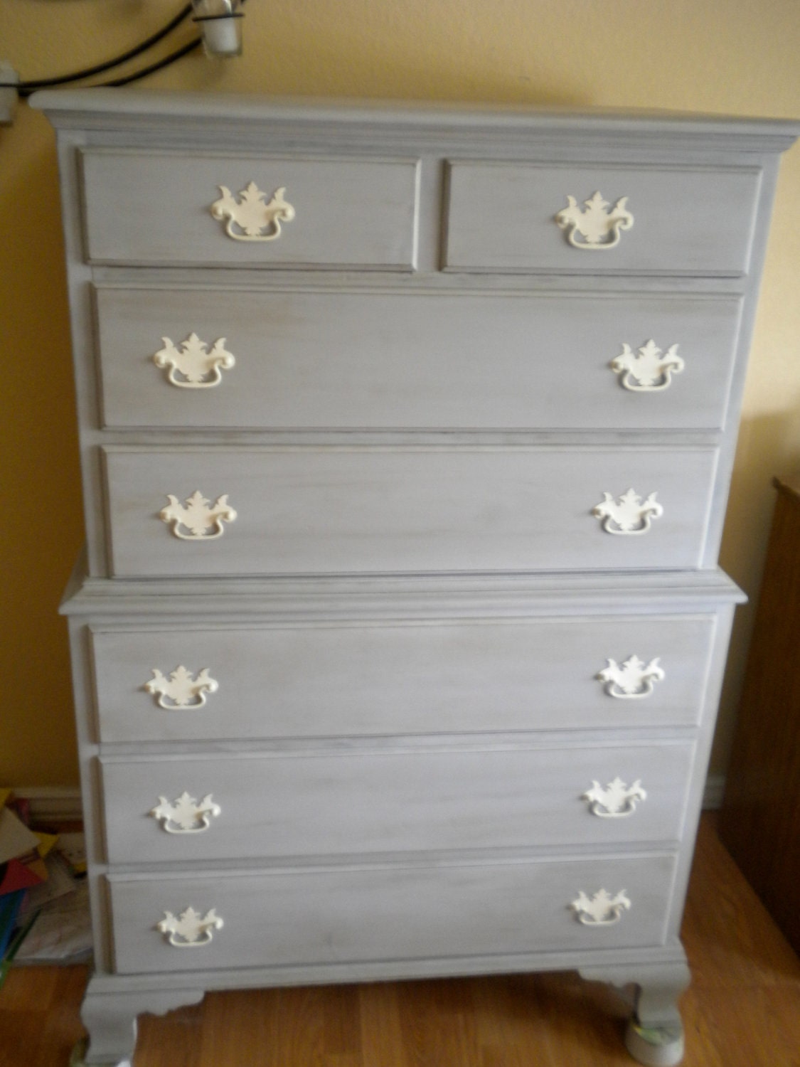 MADE TO ORDER- Custom painting of your large furniture item- dresser, chest with mirror, table