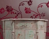 Stencil for Walls - Wild ROSE Vine - Wall STENCIL - Reusable, Durable DIY Home Decor