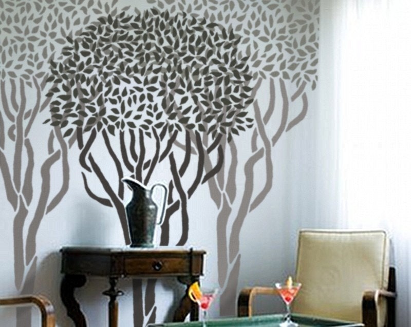 Wall Tree Stencil